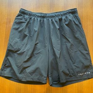 Equinox 7” men’s gym shorts lined Black - good